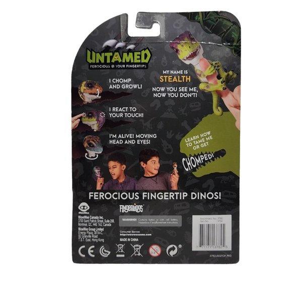 Fingerlings Untamed Baby Velociraptor Raptor Stealth Dinosaur Wowwee - Picture 4 of 4